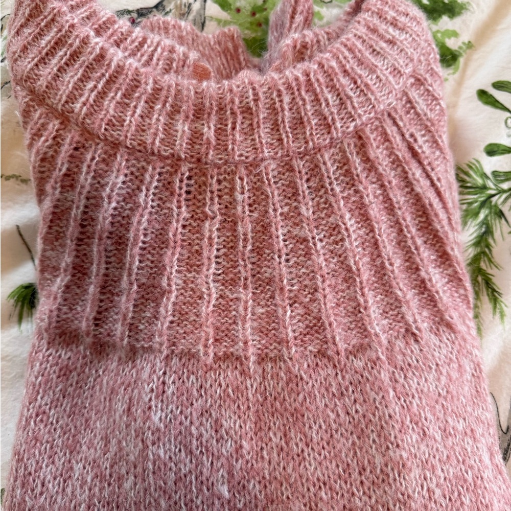 LC Lauren Conrad Dusty Rose Turtleneck Sweater - Picture 5 of 6